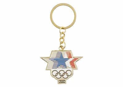 Pre-owned Kith Olympics Heritage Los Angeles Keyring In Multi