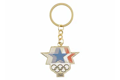 Pre-owned Kith Olympics Heritage Los Angeles Keyring Multi