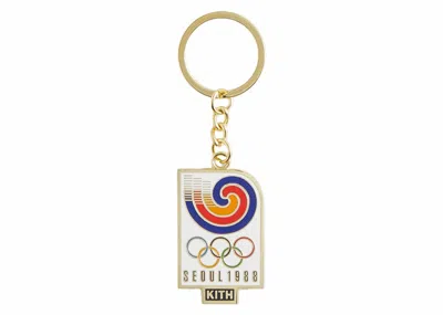 Pre-owned Kith Olympics Heritage Seoul Keyring In Multi
