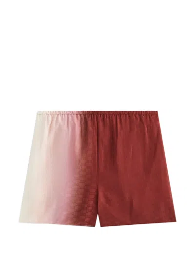 Kith Ombre Monogram Shorts In Multi