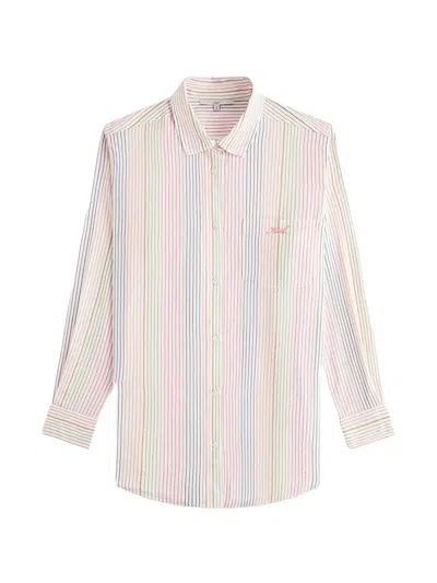 Kith Ora Ii Seersucker Shirt In White