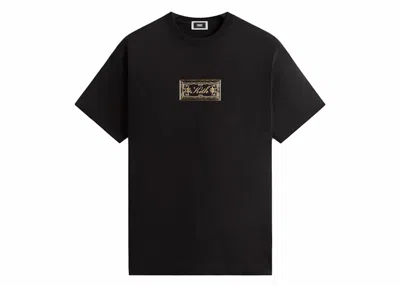 Pre-owned Kith Ornamental Script Tee Shirt In Black