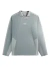 Kith Otto Long-sleeve Panelled T-shirt In Gray