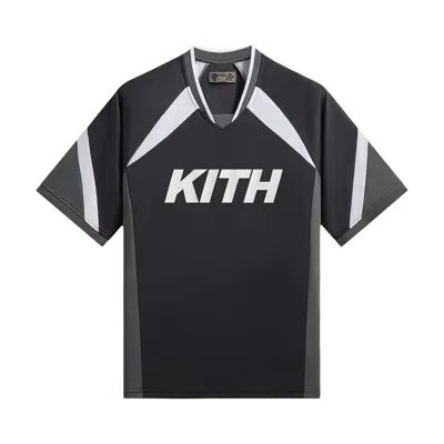 Pre-owned Kith Otto Mesh Chase Ii Jersey 'black' | Men's Size Xs