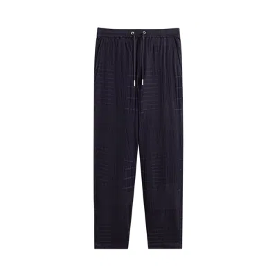 Pre-owned Kith Overdyed Patchwork Elmhurst Pant 'ink' In Black