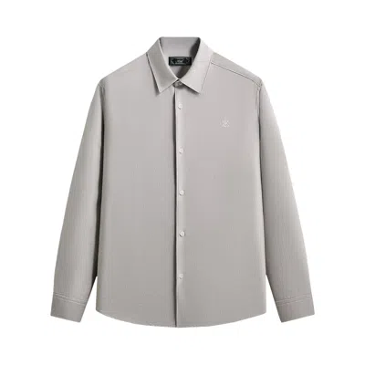 Pre-owned Kith Oxford Georgie Shirt 'flagstaff' | Grey | Men's Size M