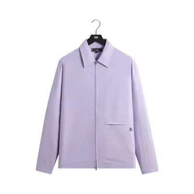 Pre-owned Kith Oxford Long Sleeve Davenport Shirt 'astera' | Purple | Men's Size S