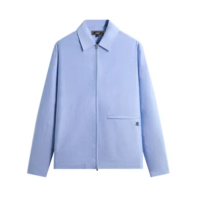 Pre-owned Kith Oxford Long Sleeve Davenport Shirt 'prestige' | Blue | Men's Size Xs