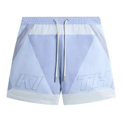 Pre-owned Kith Oxford Turbo Short 'milky Way' | Blue | Men's Size L