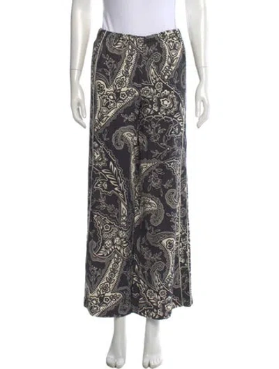 Pre-owned Kith Paisley Print Wide Leg Pants W/ Tags In Multi