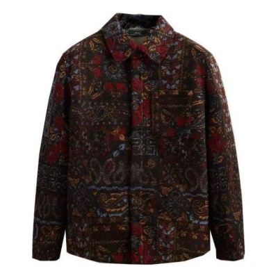 Kith Paisley Sheridan Shirt Jacket 'kindling' In Multi