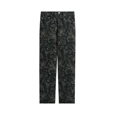 Pre-owned Kith Paisley Tapestry Webster Chill 'equestrian' | Black | Men's Size 34