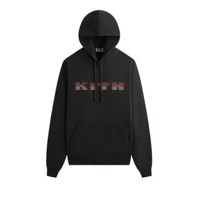 Pre-owned Kith Parallel Lines Williams Iii Hoodie 'black' | Men's Size L