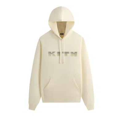Pre-owned Kith Parallel Lines Williams Iii Hoodie 'sandrift' | Cream | Men's Size L In White