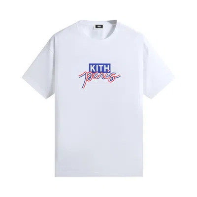 Pre-owned Kith Paris Classic Logo Tee 'white' | Men's Size L