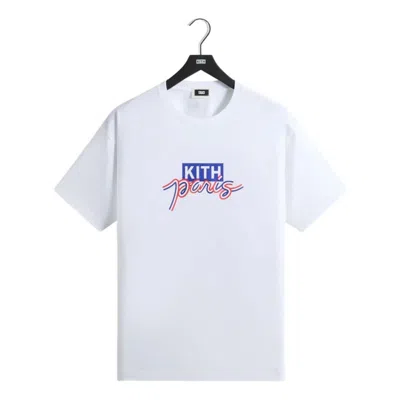 Kith Paris Classic Logo T-shirt 'white'