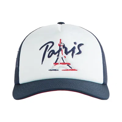 Pre-owned Kith Paris Regional Trucker Hat 'nocturnal' | White | Kid's Size Onesize