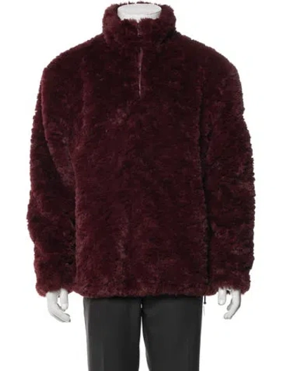 Pre-owned Kith Parka In Burgundy