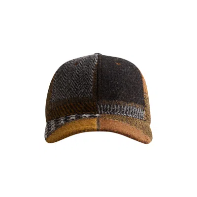 Pre-owned Kith Patchwork Print Serif Cap 'chestnut' | Multi-color | Men's Size Onesize