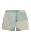 Kith Patchwork Shorts In Multi