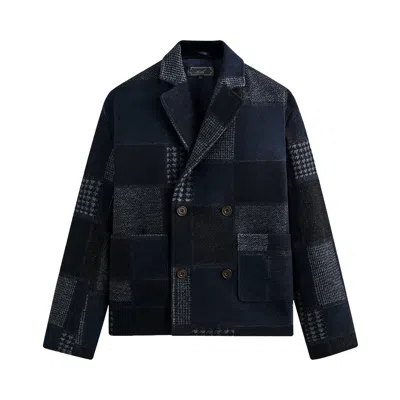 Pre-owned Kith Patchwork Wool Raya Blazer 'nocturnal' | Black | Men's Size 54