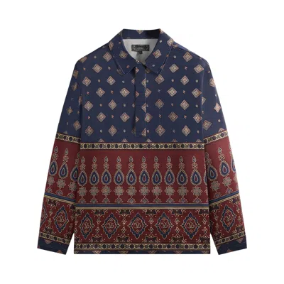 Pre-owned Kith Paterson Pullover Shirt 'rhone' | Blue | Men's Size Xs