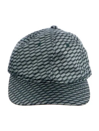 Pre-owned Kith Pattern Print Baseball Cap In Green