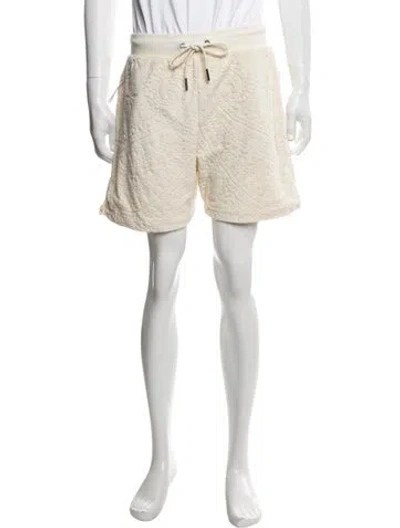 Pre-owned Kith Patterned Jogger Shorts W/ Tags In Yellow