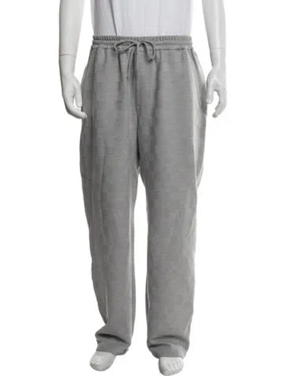 Pre-owned Kith Patterned Lounge Bottoms In Grey