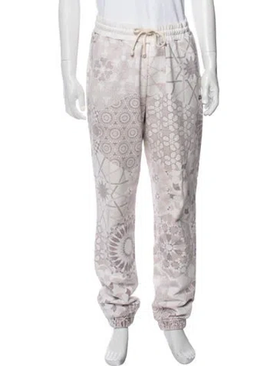 Pre-owned Kith Patterned Lounge Bottoms In Neutrals