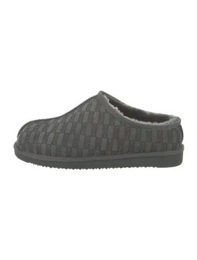 Pre-owned Kith Patterned Slippers W/ Tags In Gray