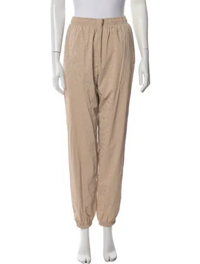 Pre-owned Kith Patterned Wide Leg Pants In Neutral