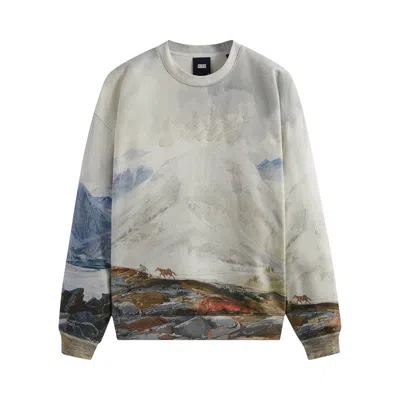 Pre-owned Kith Peak Nelson Crewneck 'chalk' In Multi-color