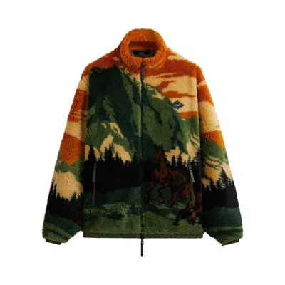 Pre-owned Kith Pinehurst Sherpa Full Zip 'bergamot' | Multi-color | Men's Size L