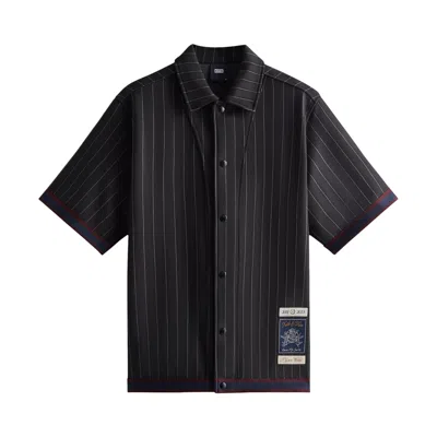 Pre-owned Kith Pinstripe Woodpoint Shooting Shirt 'black' | Men's Size S