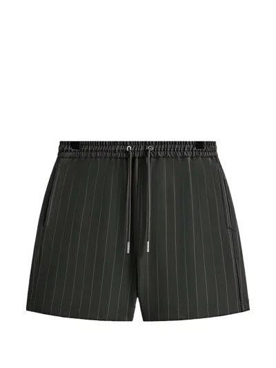 Kith Pinstriped Shorts In Black
