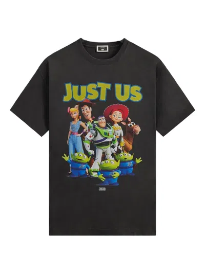 Kith Pixar Just Us Toy Story Printed T-shirt In Black
