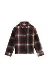 Kith Plaid-pattern Oversized Jacket In Black