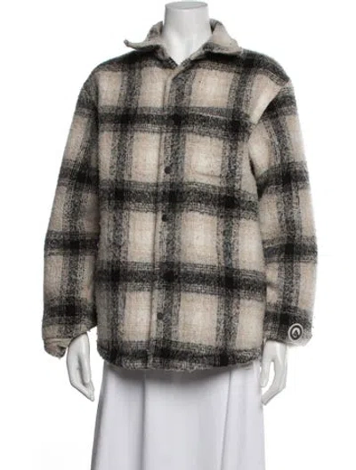 Pre-owned Kith Plaid Print Jacket In Multicolor
