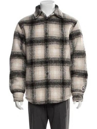 Pre-owned Kith Plaid Print Jacket In Neutrals