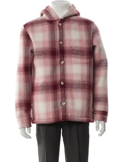 Pre-owned Kith Plaid Print Puffer Coat In Multi