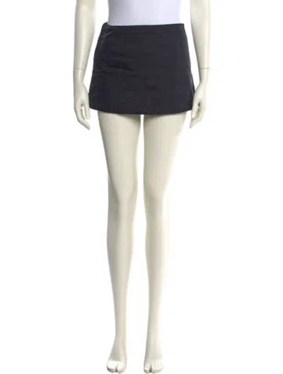 Pre-owned Kith Pleated Accents Mini Skirt In Neutral