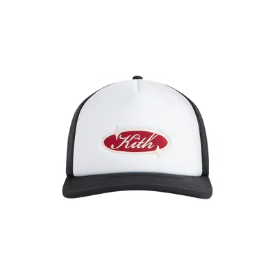 Pre-owned Kith Poly Foam Nolan Trucker Hat 'black' | Men's Size Onesize