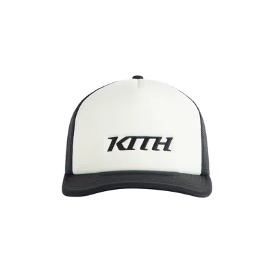 Pre-owned Kith Polyfoam Nolan Trucker Hat 'black' | Men's Size Onesize