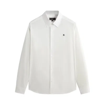 Pre-owned Kith Poplin Georgie Shirt 'white' | Men's Size Xl