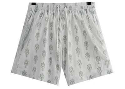 Pre-owned Kith Printed Active Striped Ornament Swim Short In Atlas