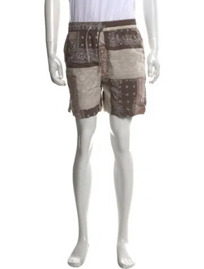 Pre-owned Kith Printed Athletic Shorts In Multi