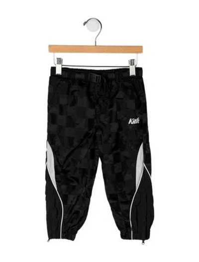 Pre-owned Kith Babies' Printed Joggers In Black