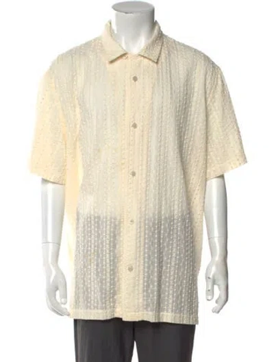 Pre-owned Kith Printed Short Sleeve Shirt In Neutral