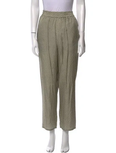 Pre-owned Kith Printed Straight Leg Pants In Multi